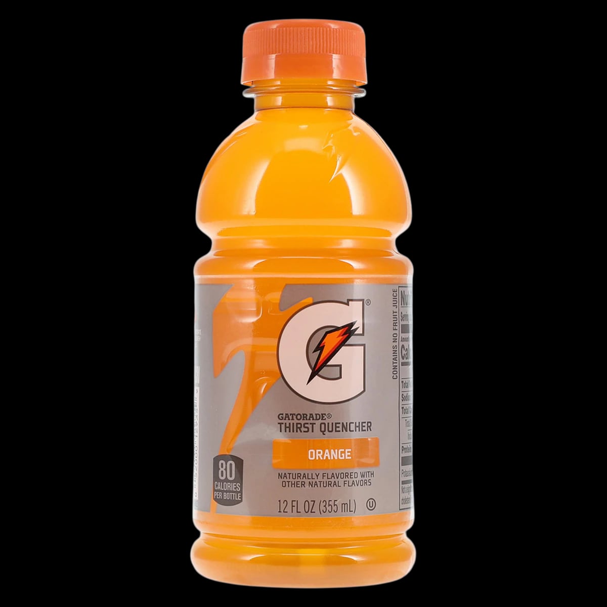 Gatorade Thirst Quencher Orange Sports Drink, 12 oz Bottles, 24/Case