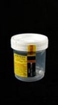 Boritex Specimen Container, 90mL Plastic, Sterile, with 200mg Urine Stabilization/Preservative Tablet, Screw Cap, Clear, 400/Case