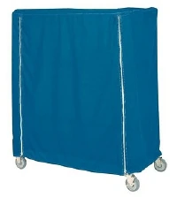 InterMetro Industries Cart Cover, 24" x 72" x 62", Vinyl with Zip Closure