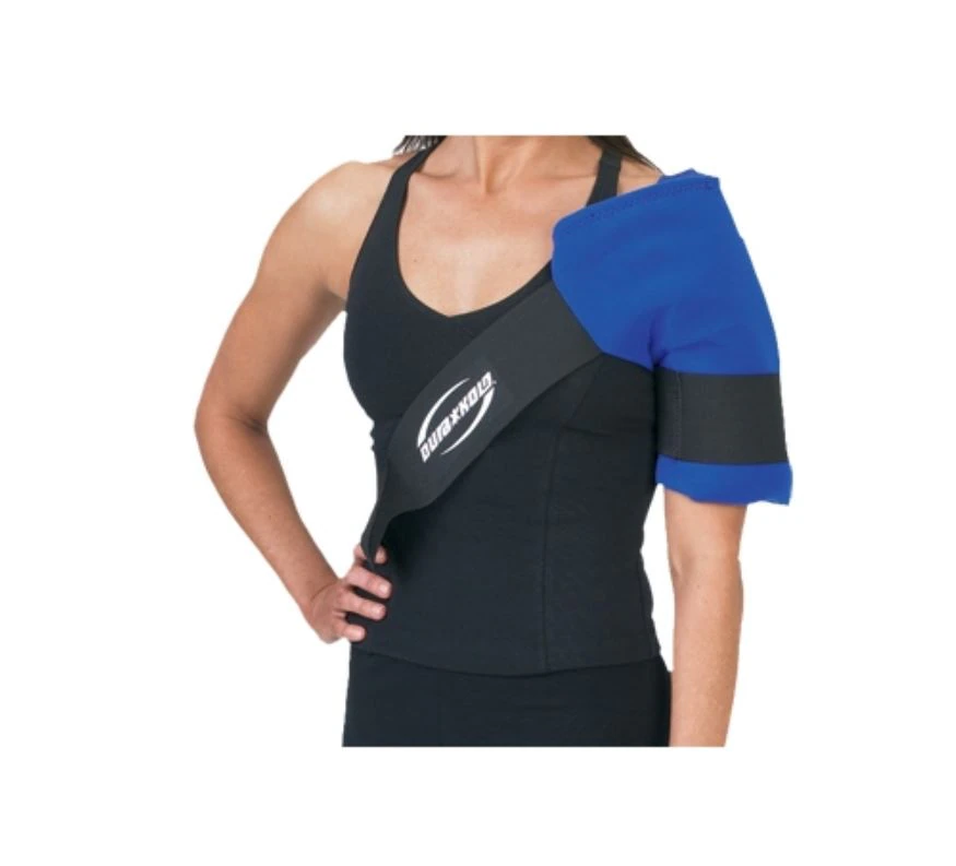 DuraSoft Cold Therapy Shoulder Wrap with Ice Inserts, Adult, Nylon, 12x13", Item #02000