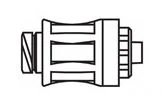 Codan Swan-Lock Continuous Adapter, Needleless, Female/Male Luer Lock, Sterile, 504/Case