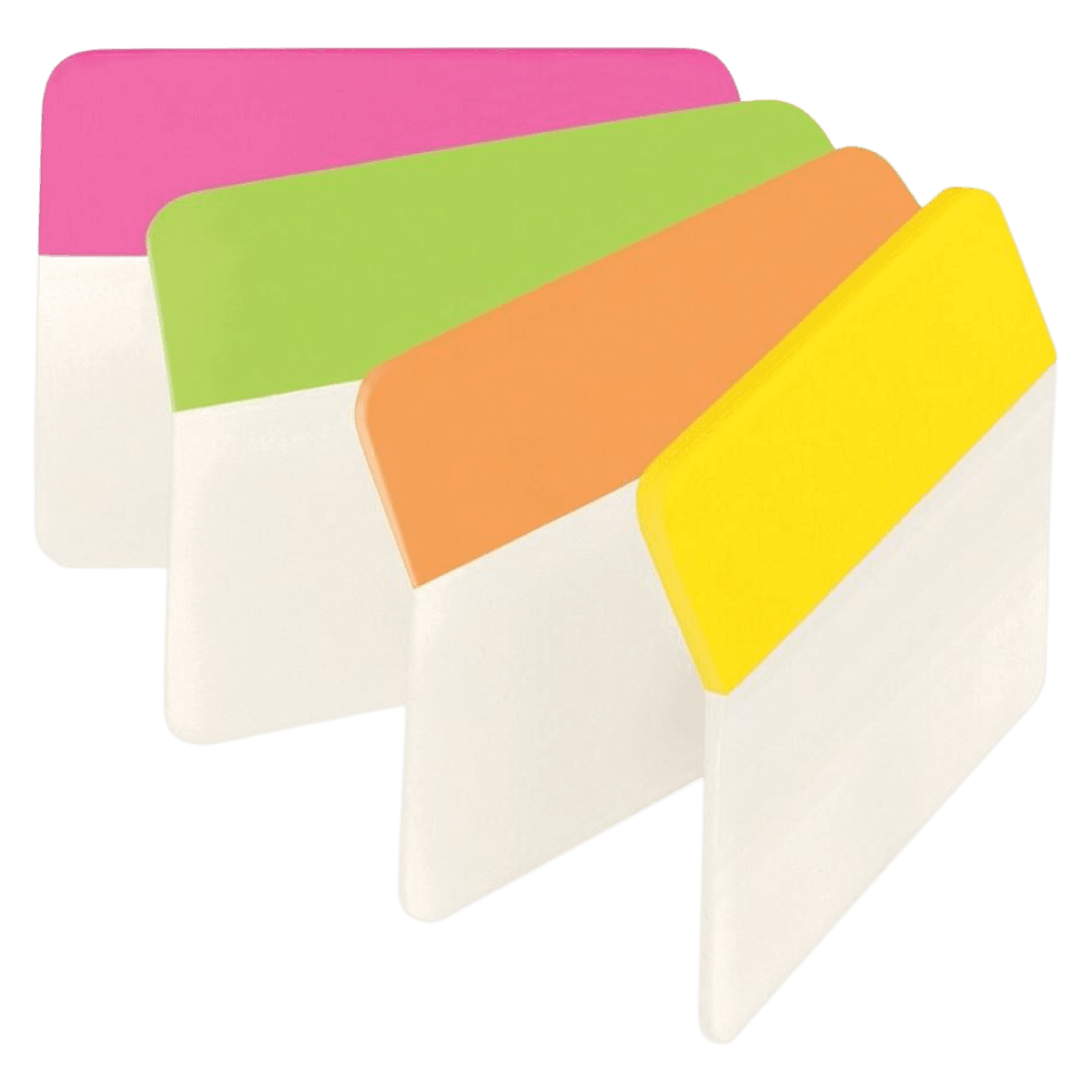 Post-it Durable Hanging File Folder Tabs, Assorted Colors, 2 in x 1.5 in, 24/Pack