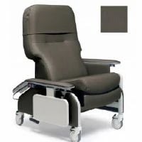 Lumex Deluxe Clinical Recliner with Drop Arms, Meteor