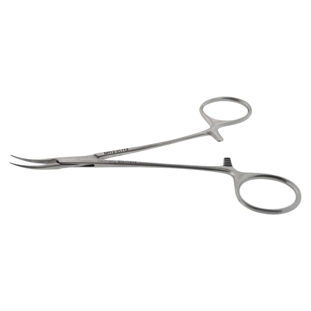 Micro-Jacobson Hemostatic Forceps, Curved, 5" (12.7 cm), Stainless Steel, Each