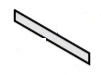 Midmark Drawer Handle Insert, Pebble Gray, 7.75 in, Each
