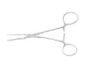 Miltex-Integra Cooley Vascular Clamp, Angled, 5-3/4" Stainless Steel, Each