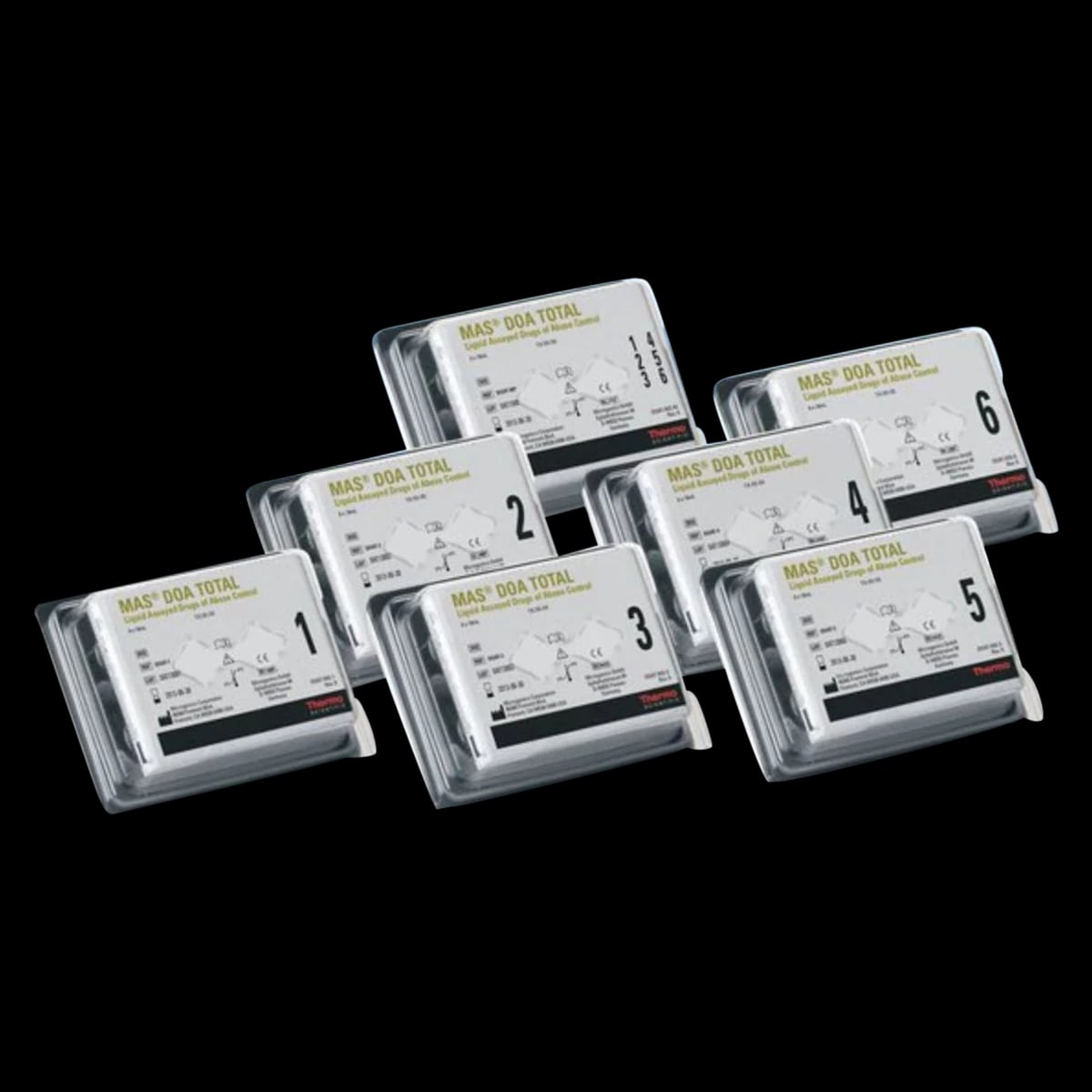 MAS DOA Total Multi-Level Control, 6 x 18 mL, 6/Package