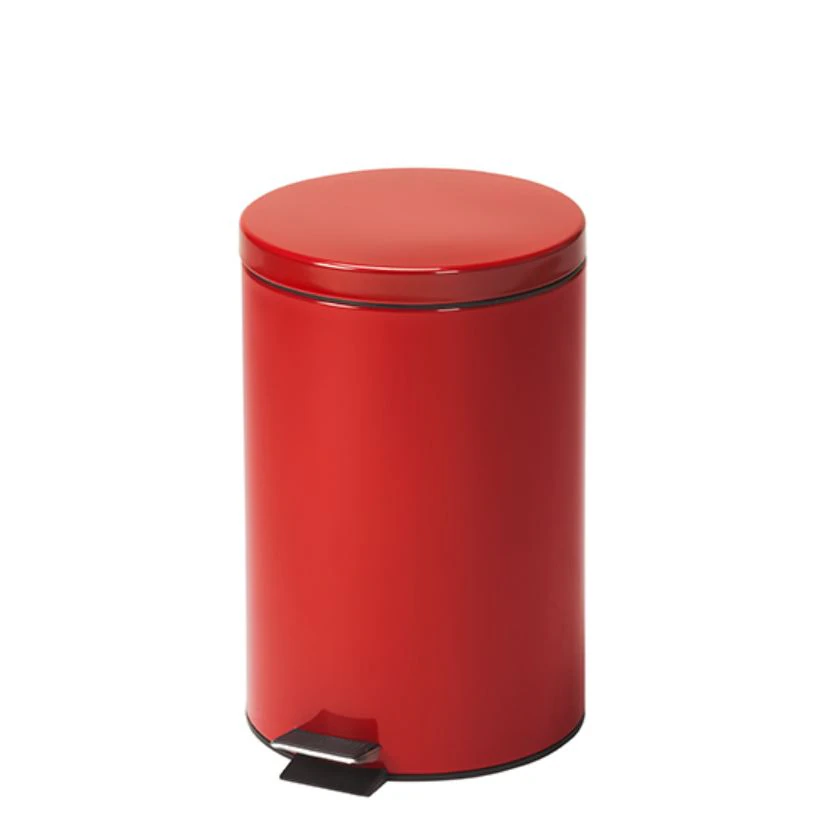Clinton Industries Step-On Waste Can, 20 Qt, with Inner Bracket