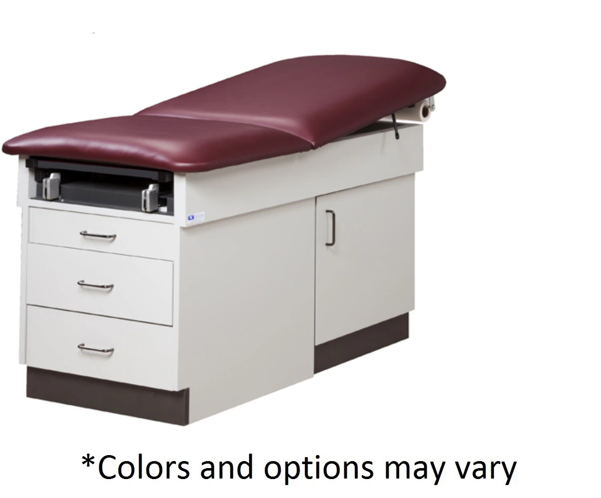 Clinton Industries Family Practice Exam Table, 400 lb Capacity, Color to be Specified