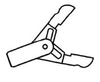 Conmed OptiBite Biopsy Forceps, Oval, Without Needle, 230 cm, 10/Case
