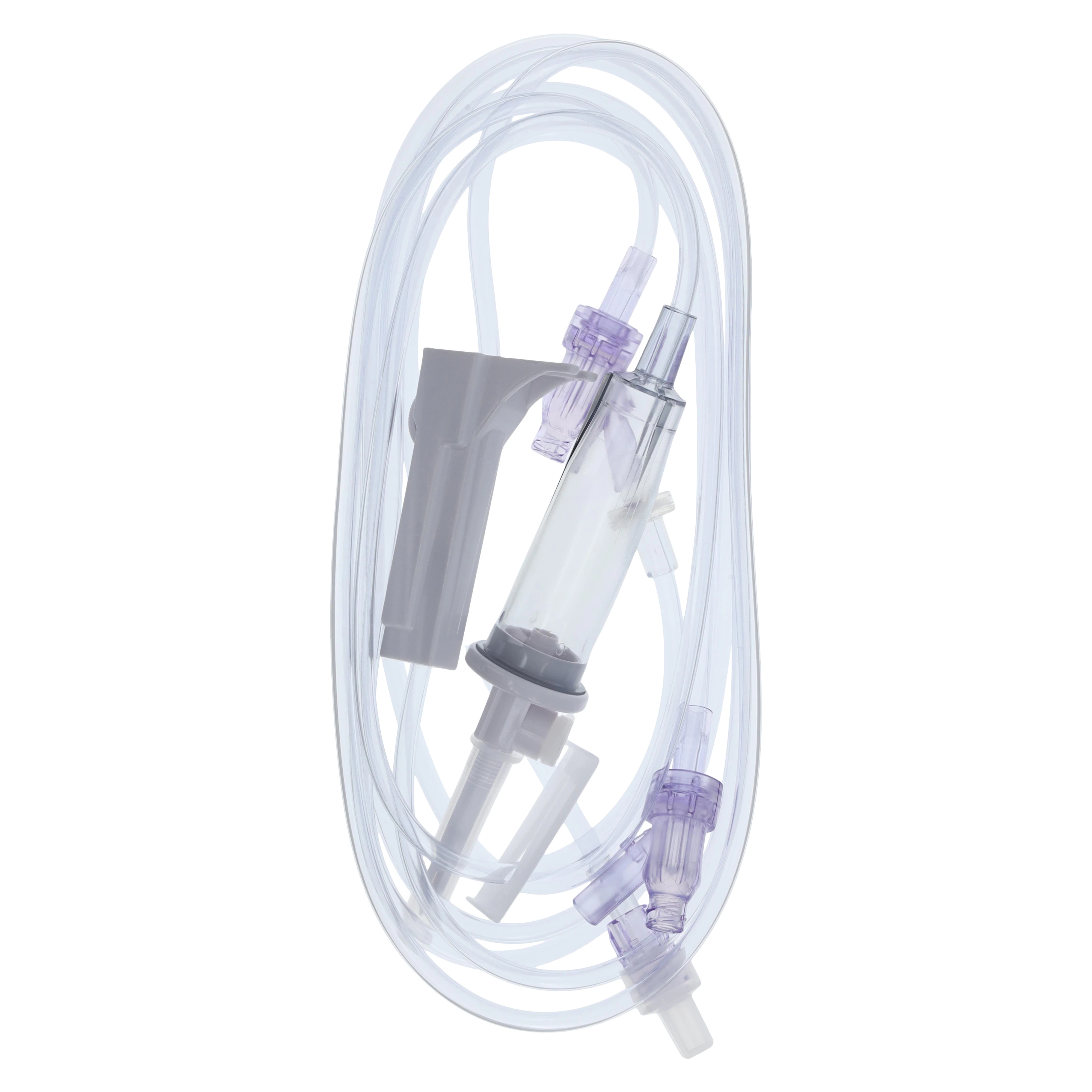 B. Braun Primary IV Administration Set, Needleless, Gravity, 15 Drops/mL, Priming Volume 20mL, 104" Tubing, 2 Caresite Valves, 50/Case, 354203