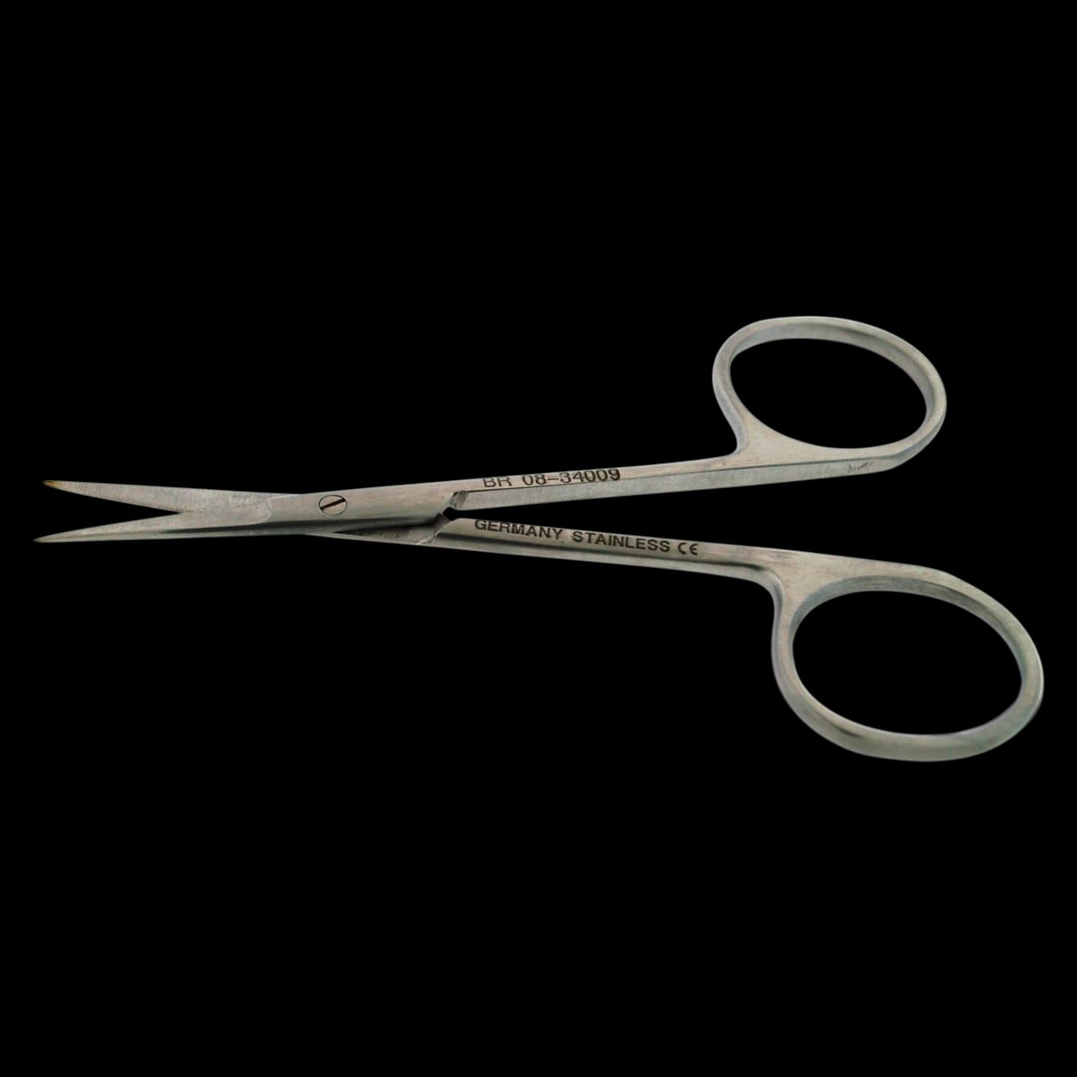 Iris Scissors, Straight, 3-1/2" (9 cm), Stainless Steel, Non-Sterile, Reusable