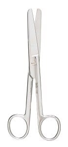 Miltex Utility Scissors, Extra Heavy, Straight, 6-1/2", Stainless Steel, Reusable, Each