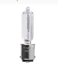 Ushio T4 Clear Halogen Bulb, 120V 150W, Each