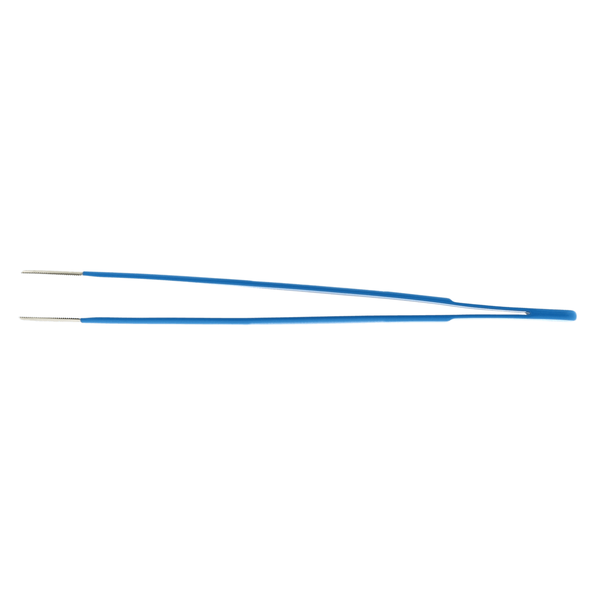 BR Surgical Dressing Forceps, Serrated, Blue Coated, Stainless Steel, Each