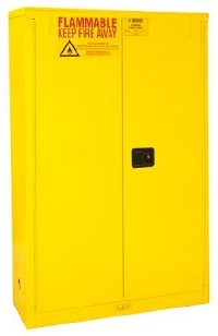 Durham Manufacturing Flammable Safety Cabinet, 45 Gallon, Yellow, Each