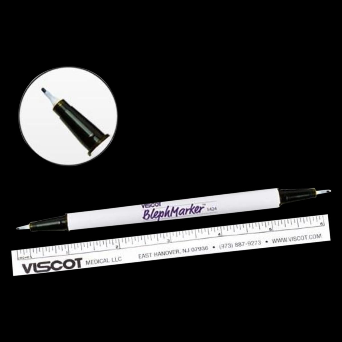Viscot Medical Skin Marker Ultra-Fine Tip, Purple, Sterile, Single-Use