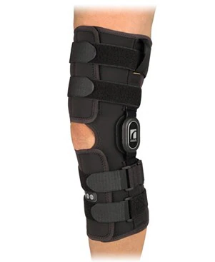 Ossur Rebound Sleeve Knee Brace, Neoprene, X-Large, Black, 20.5-22.5"