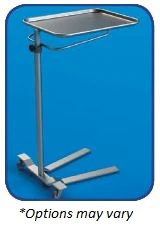 Mac Medical Stand Mayo SS Mobile Base with 2" Swivel Casters