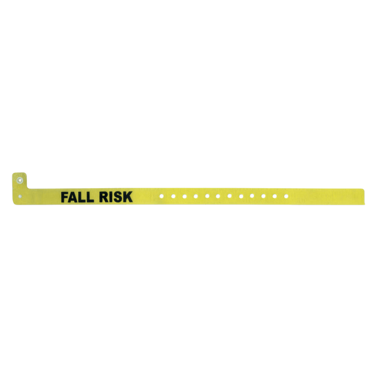 ClearImage Alert Wristband, Fall Risk, Vinyl, Pre-Printed, Lemon Drop, Adult/Pediatric, 10-1/4", Disposable, 500/Case