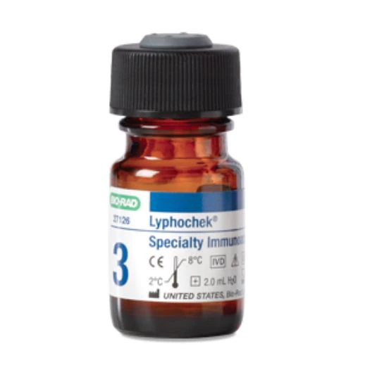 Bio-Rad Lyphochek Specialty Immunoassay Control Level 3, 6 x 2 mL, 6/Package