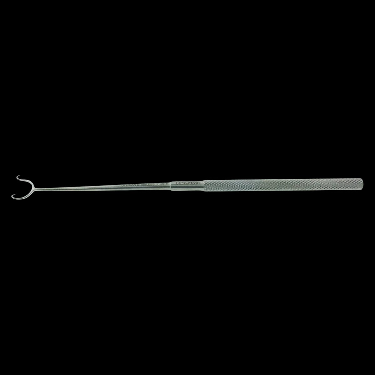 Joseph Skin Hooklet, 6-1/4" Stainless Steel, 2-Prong, Each