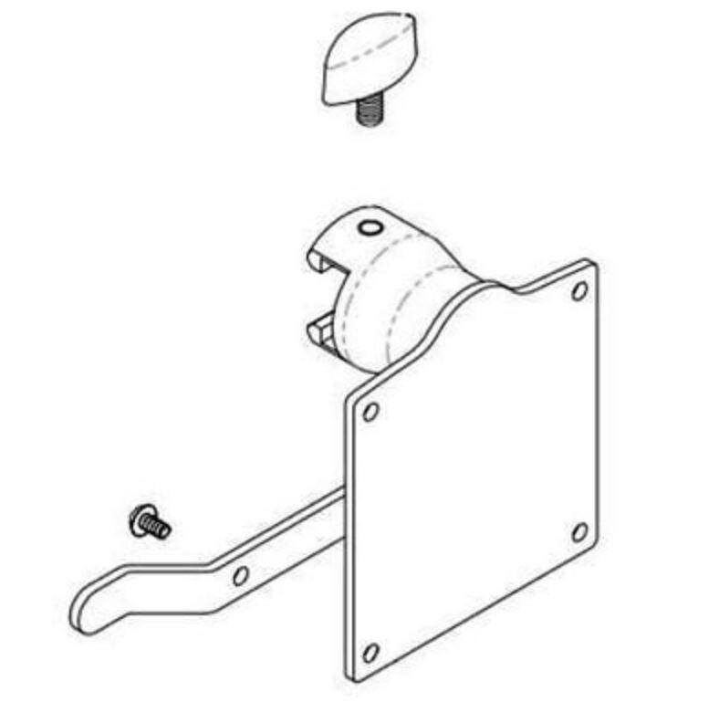 Midmark Rail Mount for LED Light, Field Installed