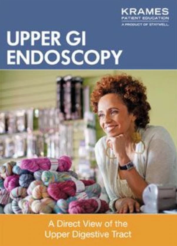 Krames Communications Upper GI Endoscopy Educational Booklet, 5x7", 16 Pages, Each