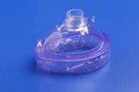 Teleflex Premium Anesthesia Mask, Size 2 Pediatric, Disposable, with Valve, 30/Case