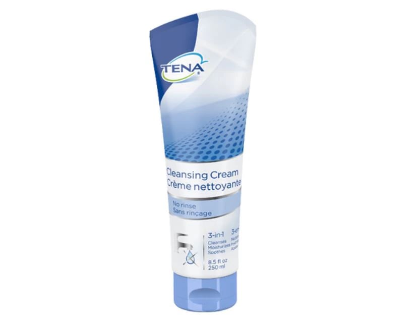 Tena Cleansing Cream, 8.5 oz Tube, 10/Case