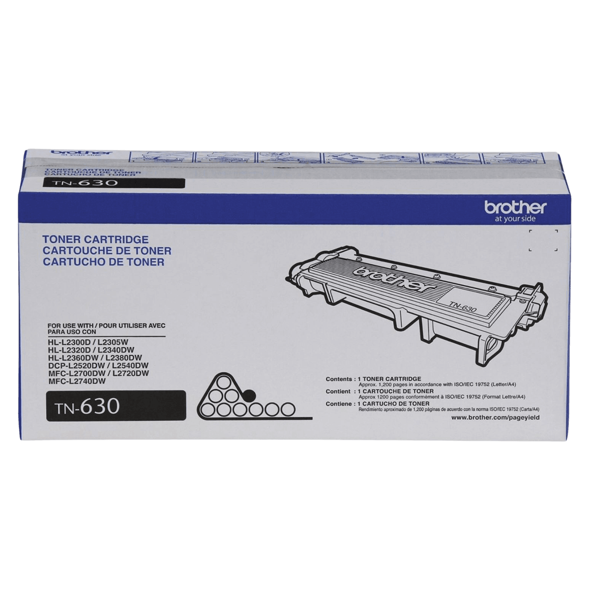 Brother TN-630 Black Toner Cartridge