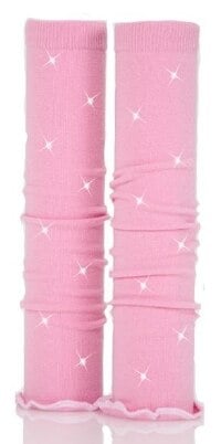 Med Sleeve White Ruffle Bling, Fair Isle, Adult Unisex, Large, Pink/White, Nylon/Spandex, 1 Pair