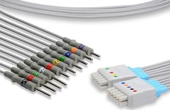 SunMed Carefusion ECG 12-Lead Reusable Leadwire Set