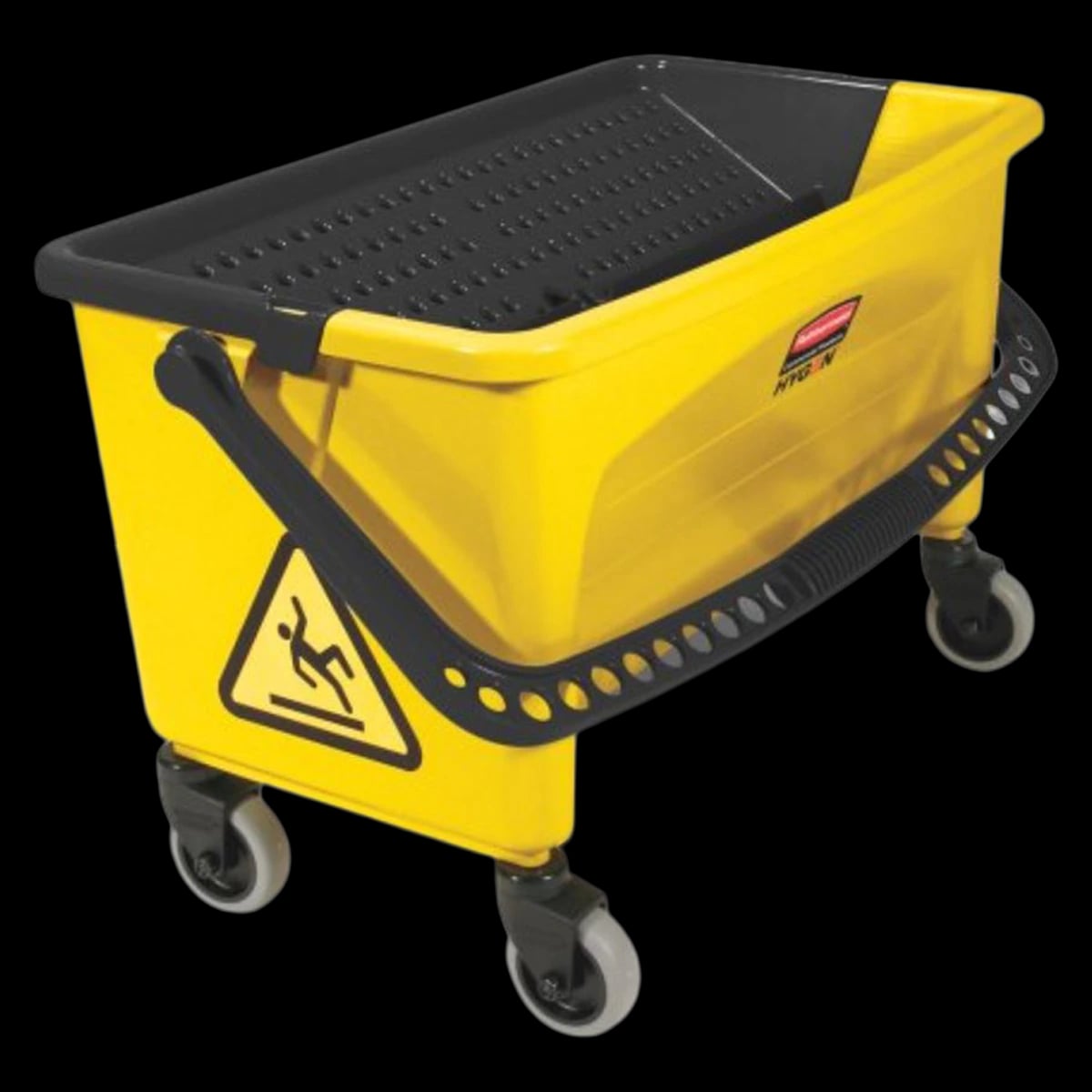Rubbermaid Commercial HYGEN Press Wring Bucket for Microfiber Flat Mops