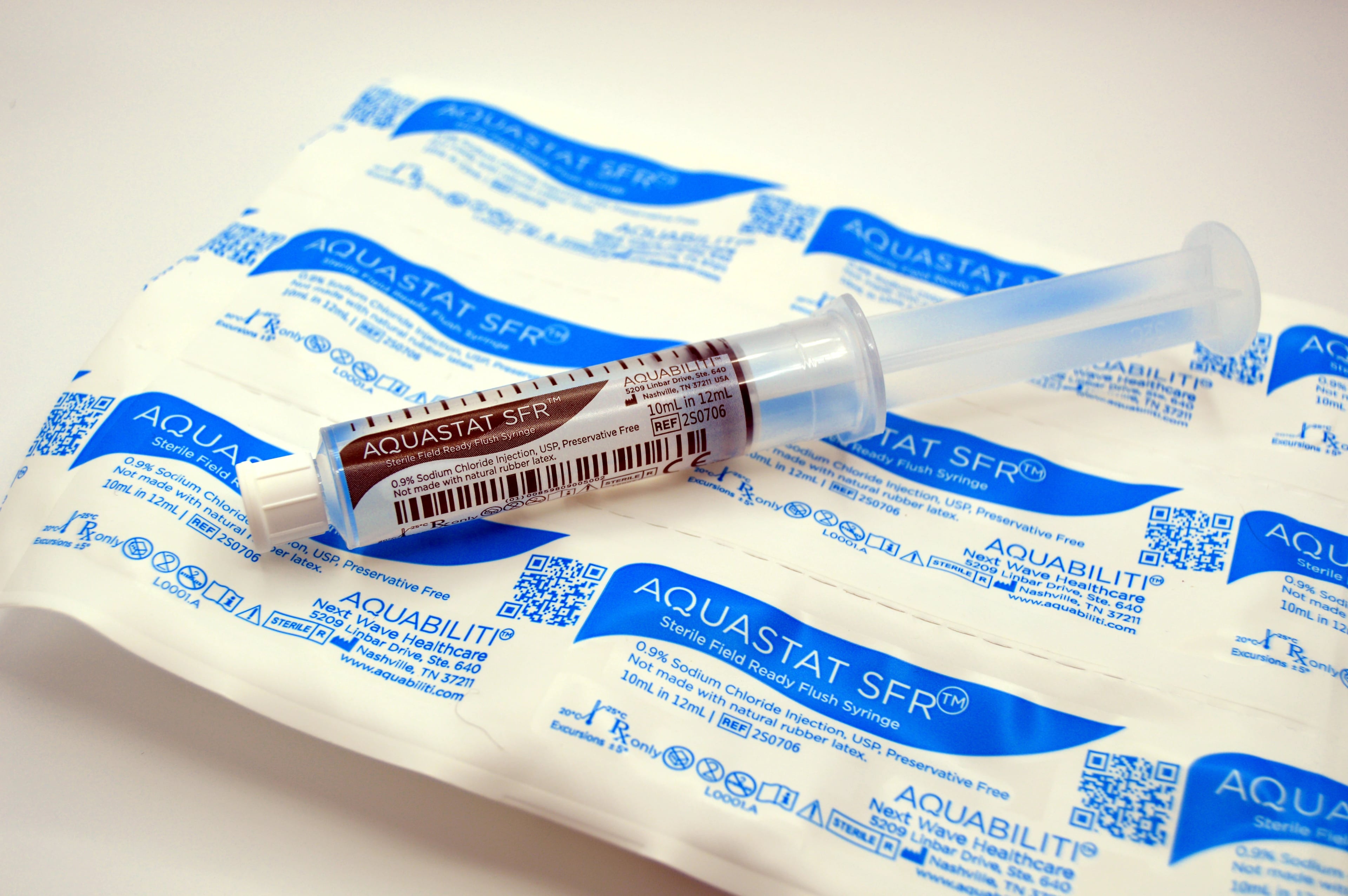 Aquabiliti Sodium Chloride 0.9% IV Flush Prefilled Syringe, 10 mL, Sterile Field, 240/Package