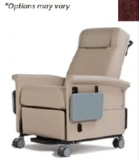 Champion 65 Series Transport Recliner, 300 lb Capacity, Cranberry