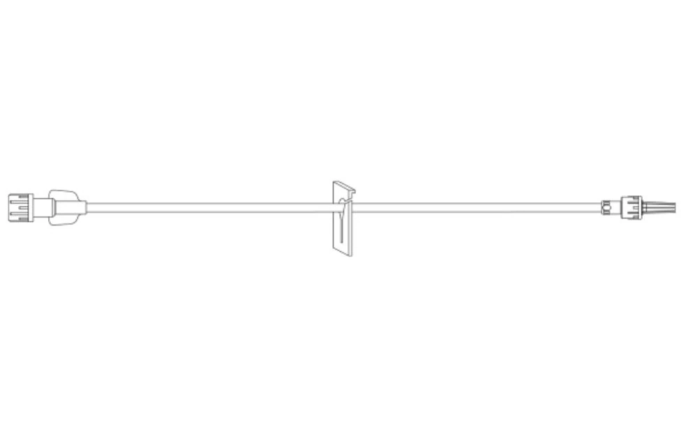 CareFusion IV Extension Set, Minibore, Needleless, 60" Spin Male Luer Lock, 1.8 mL Priming Volume, 50/Case