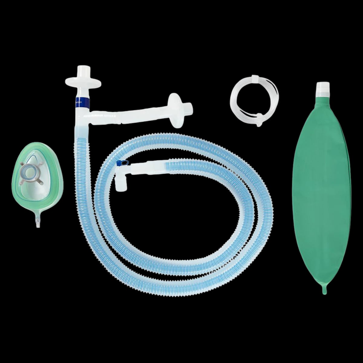 Medline Anesthesia Breathing Circuit, Adult, Low Flow, 72" Tubing, 20/Case