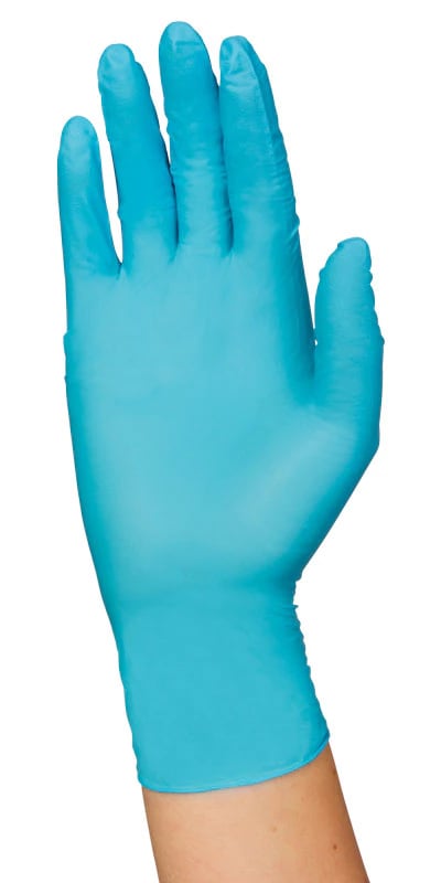 PremierPro Plus Nitrile Exam Gloves, Powder Free, Non-Sterile, Large, Blue, Chemo Tested
