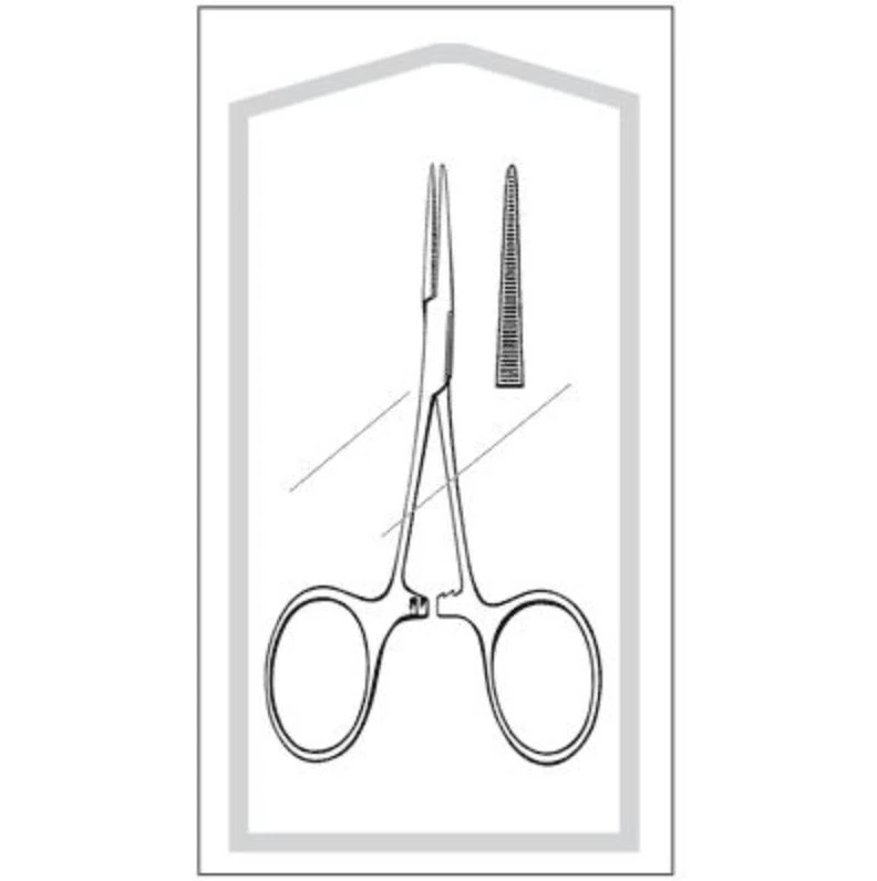 Sklar Econo Hartmann Mosquito Forceps, Straight, 3-1/2", Stainless Steel, Sterile, 25/Case