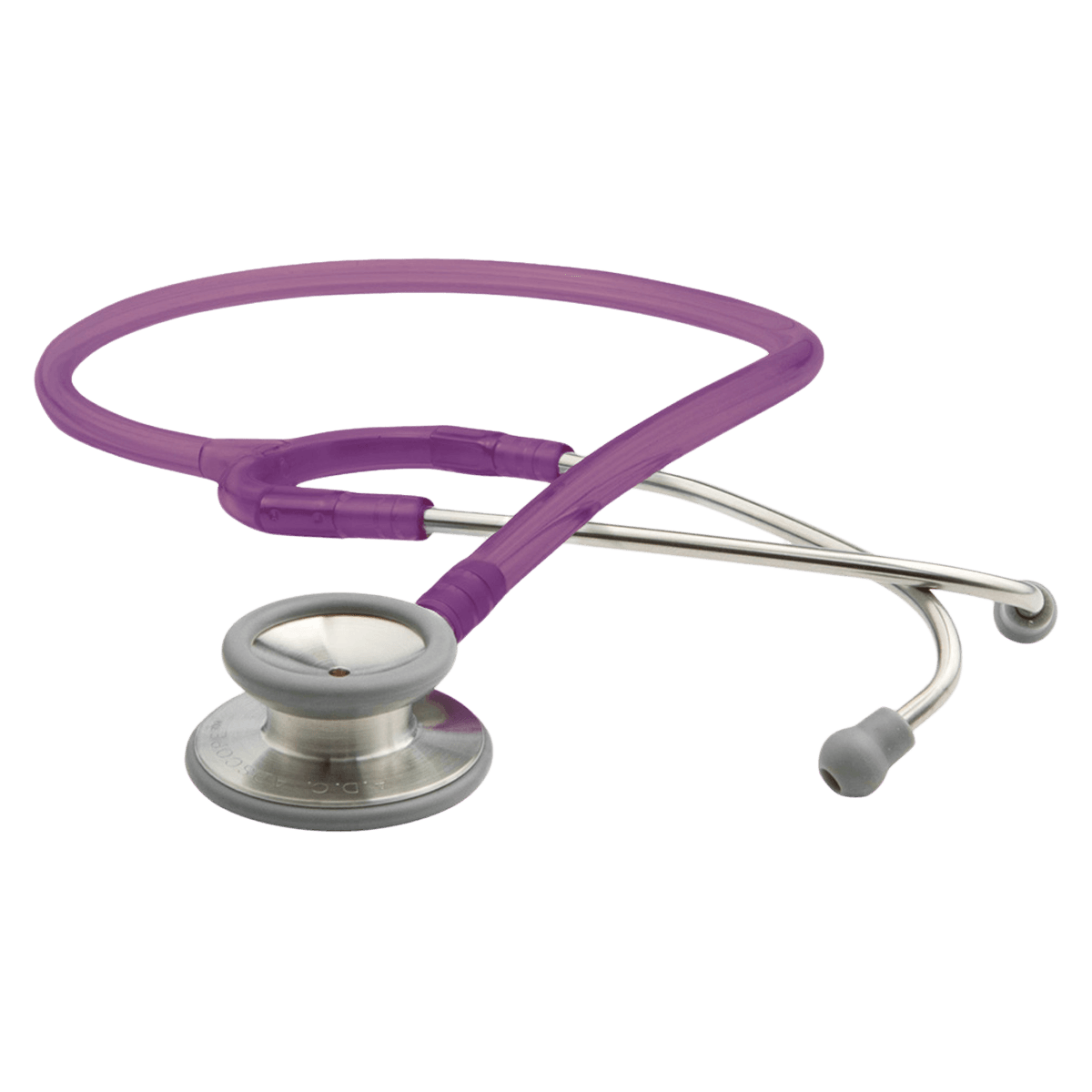 Adscope 603 Classic Stethoscope, Adult, Amethyst, Single Lumen Tubing, 22"