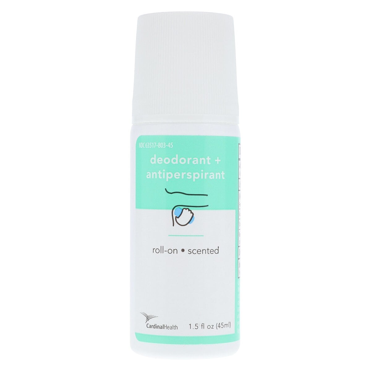 Cardinal Health Roll-On Deodorant, Scented, 96/Case