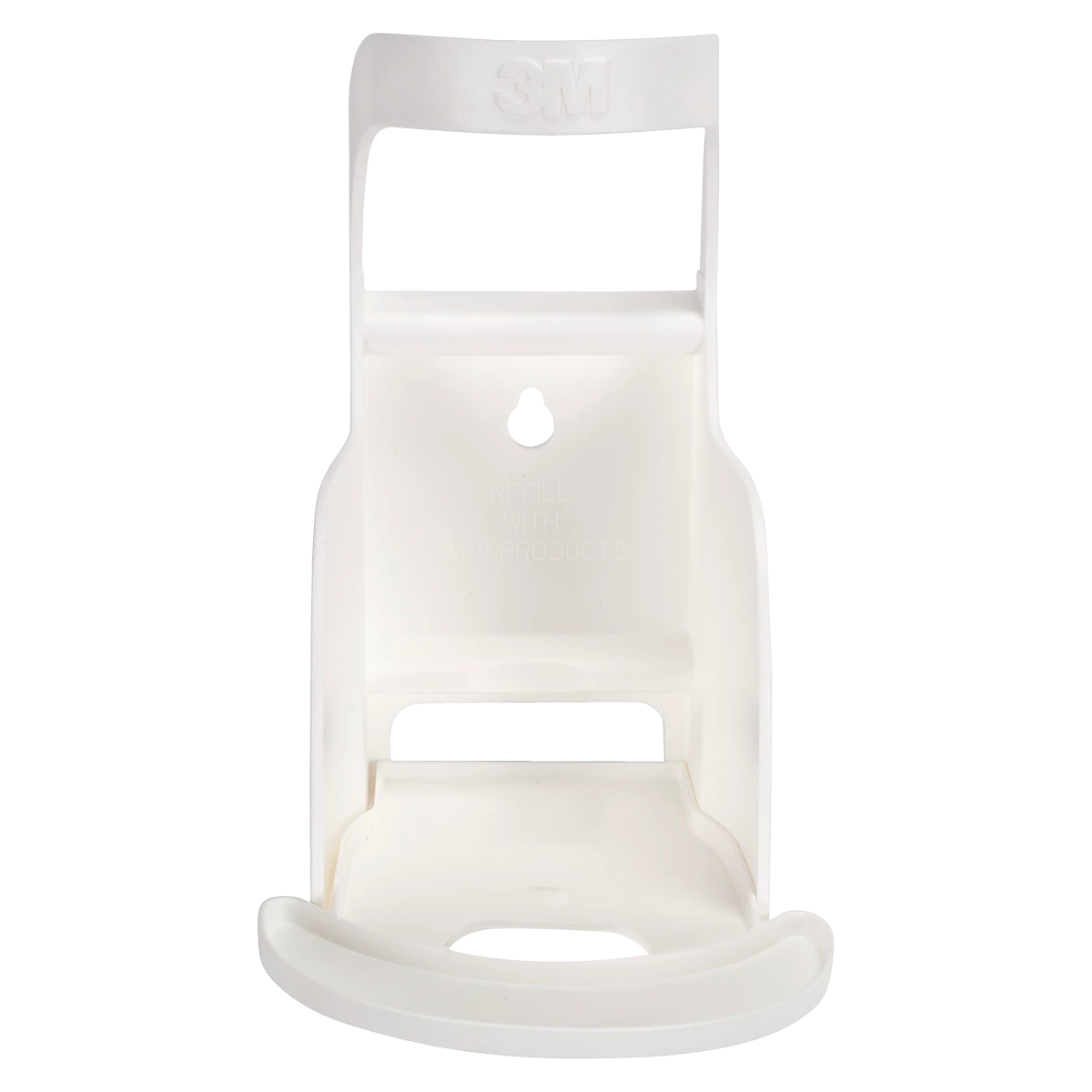 Avagard Wall Mounting Bracket for 500 mL Pump Bottles, White Plastic, Fits 9222/9222C/9338/9431, 16/Box