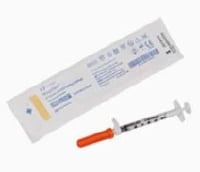 Magellan Insulin Syringe with Needle, 0.3cc, 30G x 5/16", Safety, Low Dead Space, Disposable, 500/Case