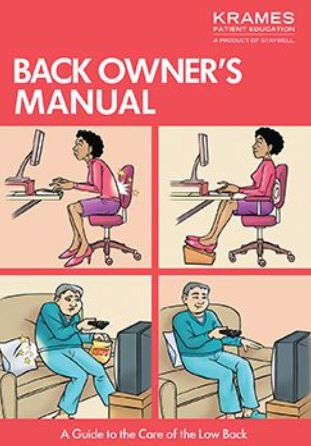 Back Owner's Manual Educational Booklet, 16 Pages, Each
