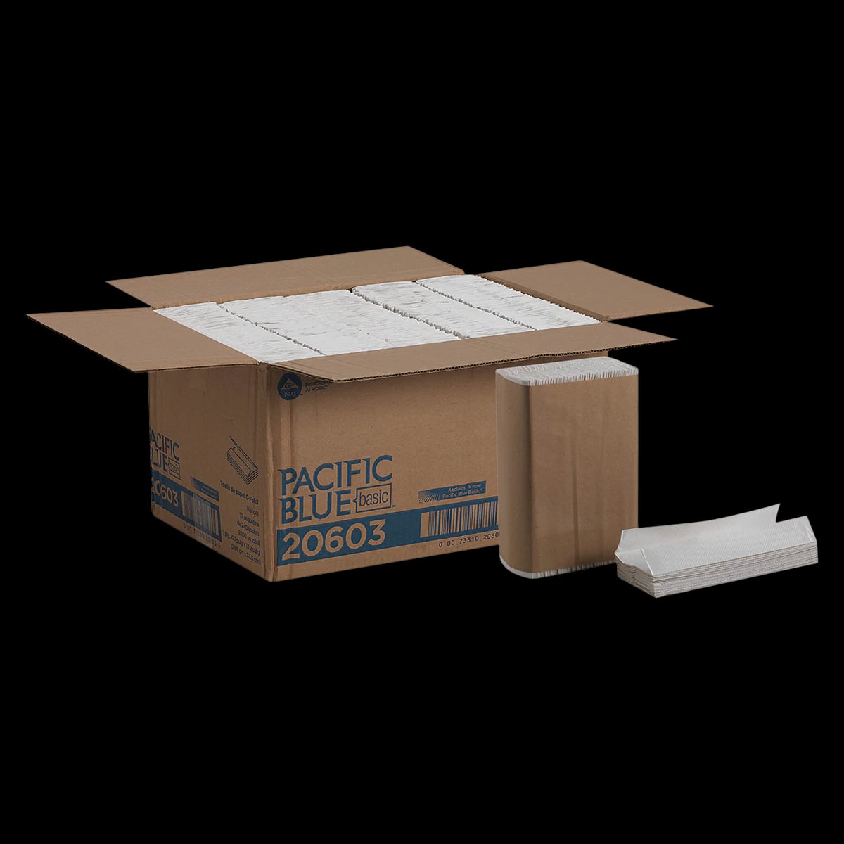 Georgia Pacific C-Fold Paper Towels, White, 10.1" x 13.2" Sheets, 240/Pack, 10 Packs/Case (2400/Case)