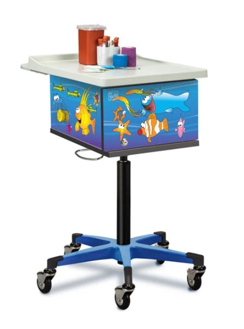 Clinton Industries Pediatric Phlebotomy Cart