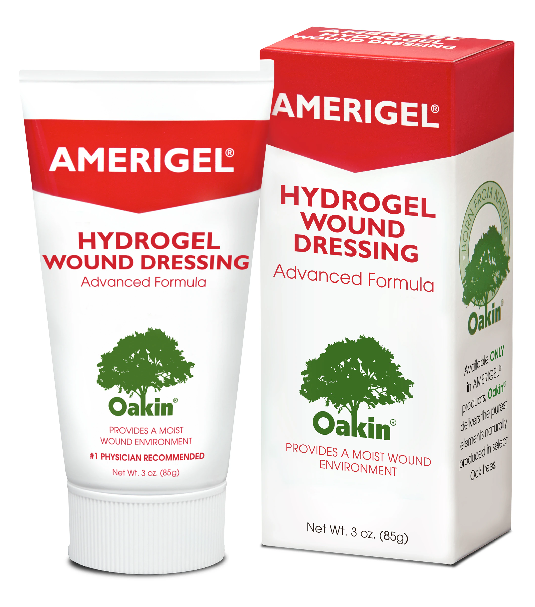 Amerigel Hydrogel Wound Dressing, Non-Sterile, 3 oz, White