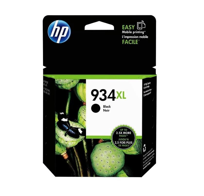 HP 934XL High-Yield Black Ink Cartridge, C2P23AN#140