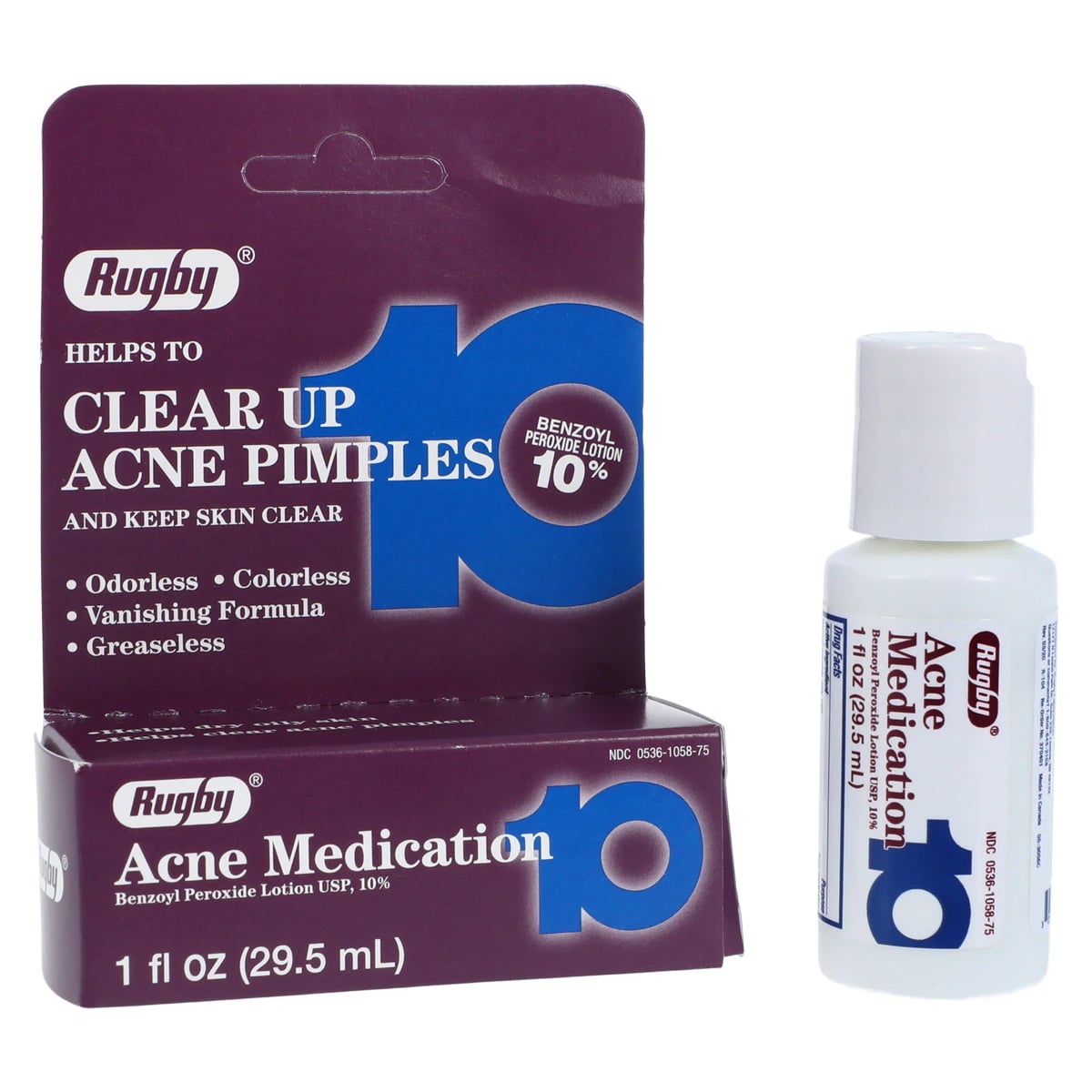 Benzoyl Peroxide Lotion 10%, 1 oz/Bottle